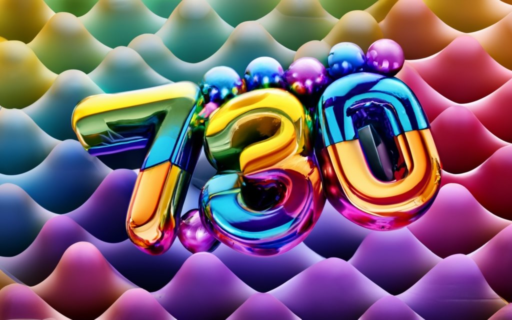 colorful text 730