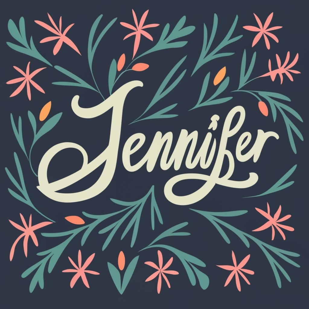 "Jennifer" written beautifully