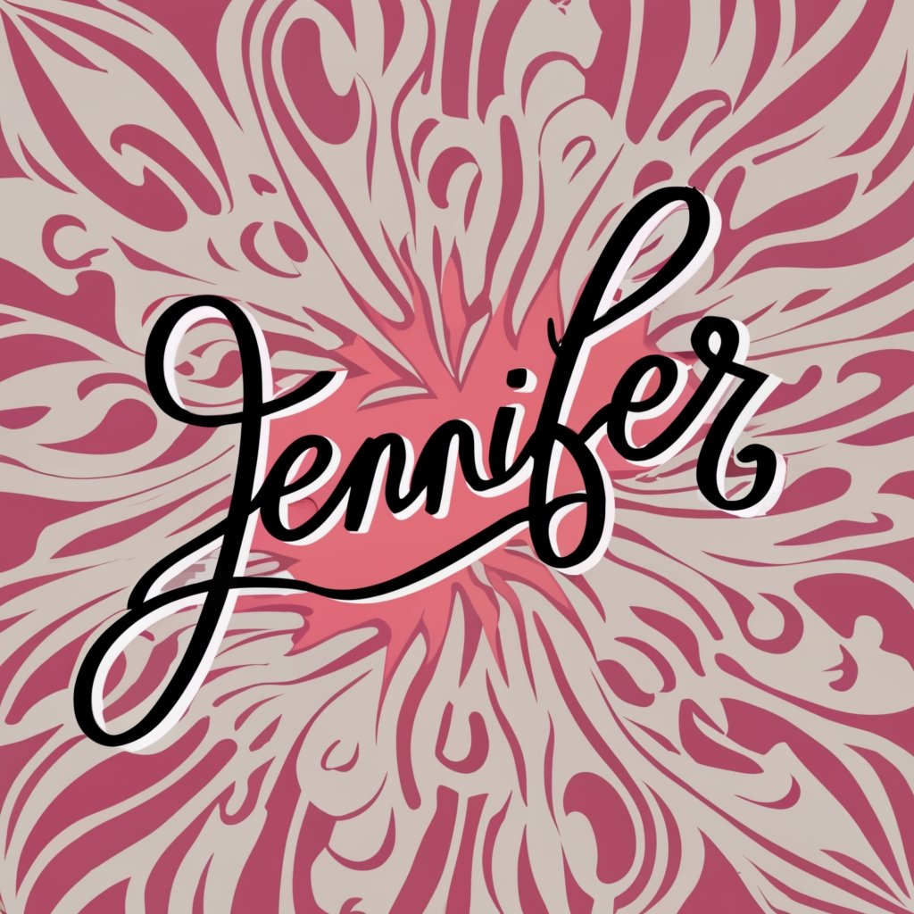 "Jennifer" written beautifully