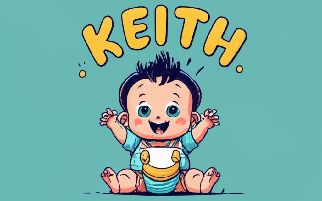 a baby with name "Keith"