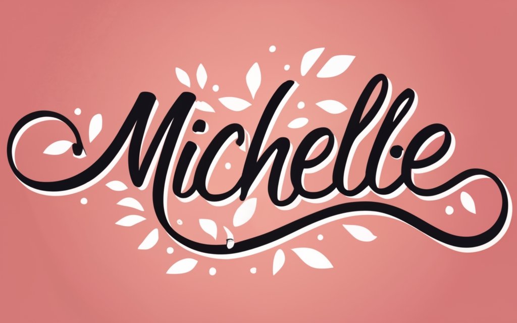 text "Michelle" written beautifully